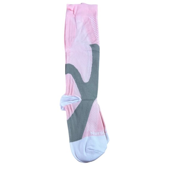 New Womens Pink Gray  Advance Gradual Compression Stocking Socks - Picture 5 of 5